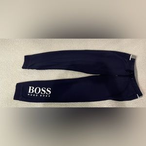 Never worn blue joggers. Fits a small guy or tall kid.